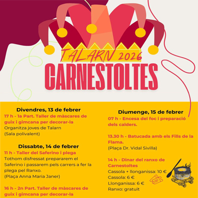 Carnaval de Talarn, 2026