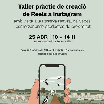 Taller pràctic de creació de Reels a Instagram, L'Al·licient, Instagram, Reels, 