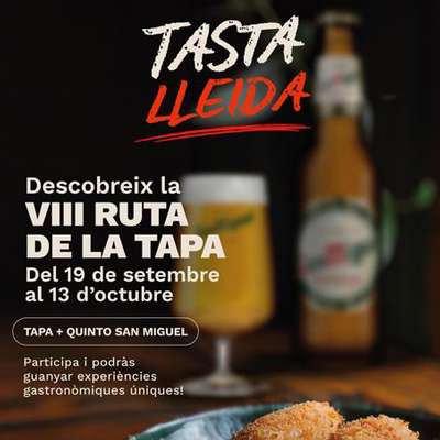 VIII Ruta de la Tapa a Lleida, 2024, Ruta de la Tapa a Lleida, Lleida, Tasta Lleida, 