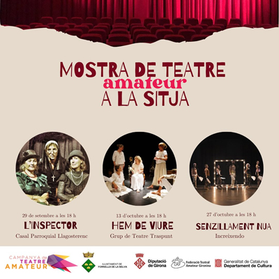 Mostra de Teatre Amateur a La Sitja, Fornells de la Selva, 2024