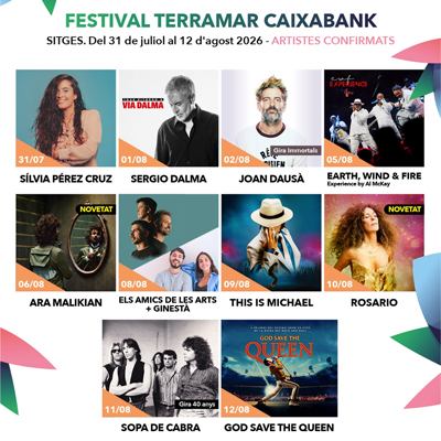 Festival Terramar, Sitges, 2026