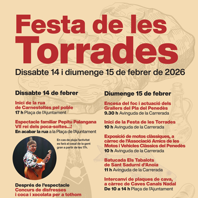 Festa de les Torrades, Carnaval, Pla del Penedès, 2026