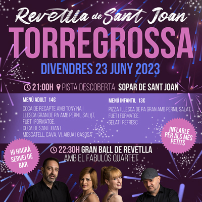 Revetlla de Sant Joan a Torregrossa, 2023