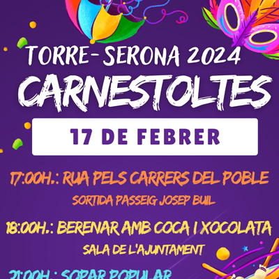 Carnaval a Torre-serona, 2024