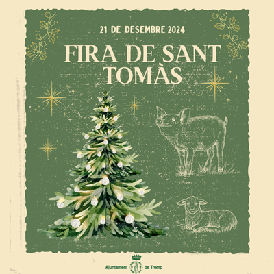 Fira de Nadal de Sant Tomàs a Tremp, 2024