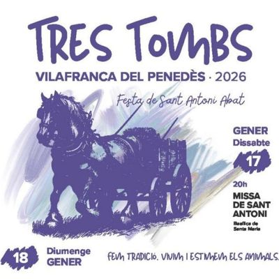 Tres Tombs a Vilafranca del Penedès 2026