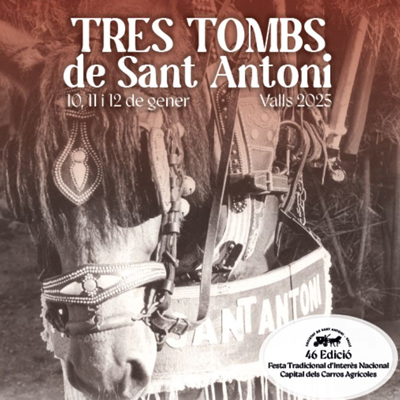 Tres Tombs de Sant Antoni a Valls, 2025