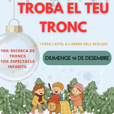 Activitat familiar 'Troba el teu Tronc' - Jesús 2025