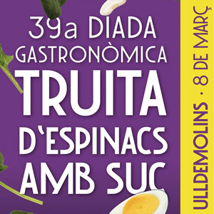 39a edició de la Diada Gastronòmica de la Truita d'Espinacs amb Suc a Ulldemolins, 2020