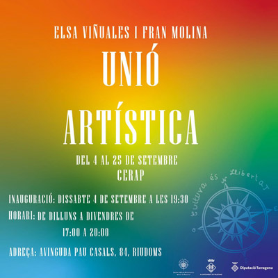 Exposició 'Unió artística' d'Elsa Viñuales i Fran Molina