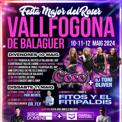 Festa Major de Vallfogona de Balaguer, 2024