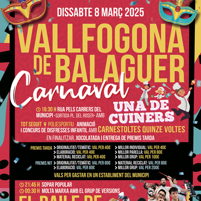 Carnaval de Vallfogona de Balaguer, 2025