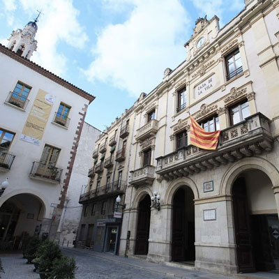 Plaça del Blat, Ajuntament, Valls, 2020