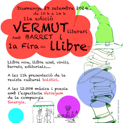 Vermut literari amb barret - La Ràpita - Setembre 2024