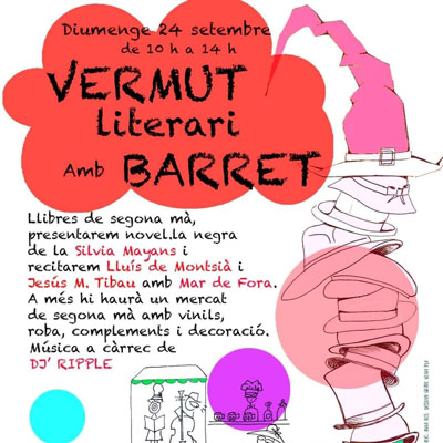 Vermut literari amb barret, La Ràpita, setembre 2023