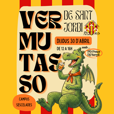 Vermutasso de Sant Jordi al Campus Sescelades, URV, Tarragona, 2026