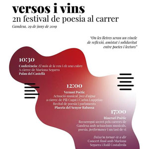 2n Festival de poesia al carrer 'Versos i Vins' - Gandesa 2019