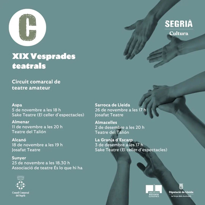 Vesprades Teatrals al Segrià, 2023