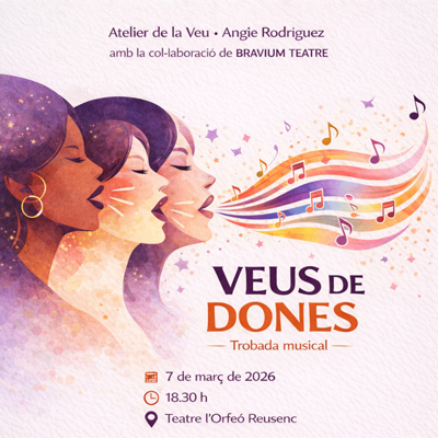 Concert 'Veus de Dones' de l'Atelier de la Veu Angie Rodríguez