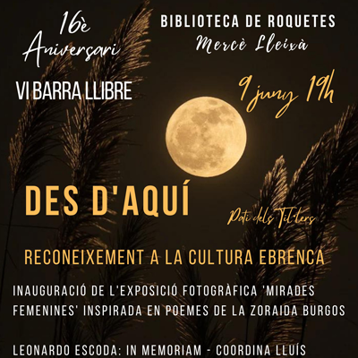 VI Barra Llibre a la Biblioteca Mercè Lleixà, Roquetes, 2023