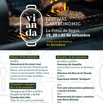 Vianda, festival gastronòmic, La Pobla de Segur, 2024