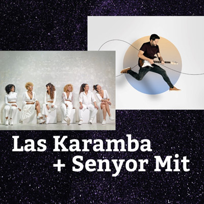Concert de Las Karamba i Senyor Mit al Via Veu, Sant Julià de Ramis, 2021