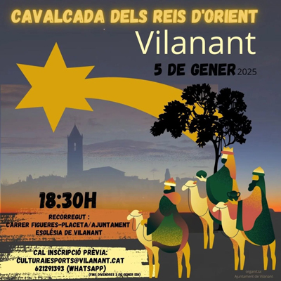 Cavalcada de Reis a Vilanant, 2025