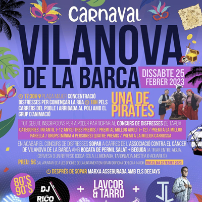 Carnaval a Vilanova de la Barca, 2023
