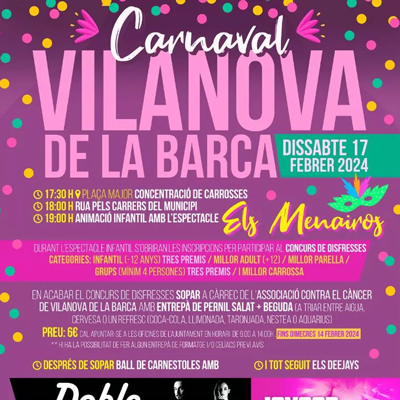 Carnaval a Vilanova de la Barca, 2024