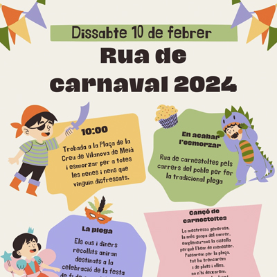 Carnaval de Vilanova de Meià, 2024