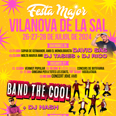 Festa Major de Vilanova de la Sal, Les Avellanes i Santa Linya, 2024