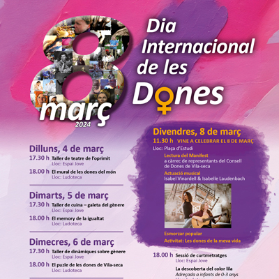 8M, Dia Internacional de les Dones a Vila-seca, 2024