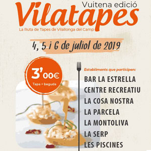 Vilatapes, Vilallonga del Camp, 2019