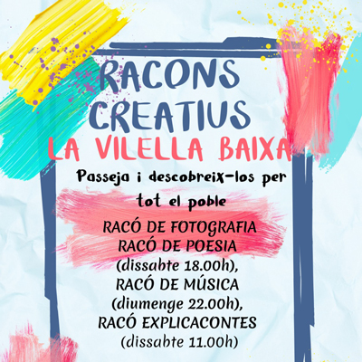 Racons Creatius a la Vilella Baixa, 2026
