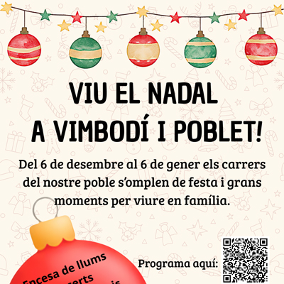 Nadal a Vimbodí i Poblet, 2025