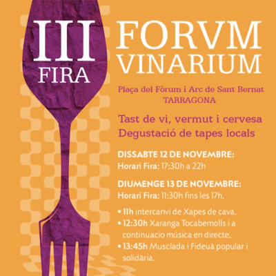 3a Fira Fòrum Vinarium, Tarragona, 2022