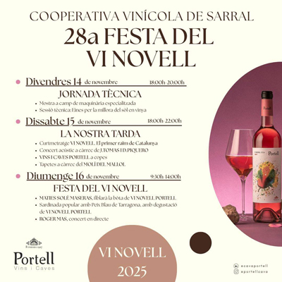 28a Festa del Vi Novell a la Cooperativa de Sarral, 2025