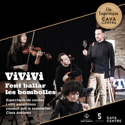 ViViVi, espectacle de cordes i caves, Cava Centre