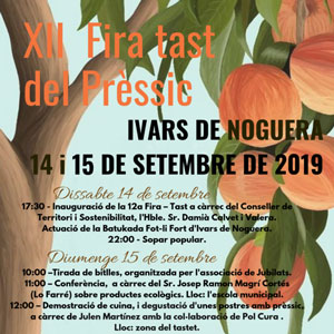 XII Fira tast del Prèssic - Ivars de Noguera 2019