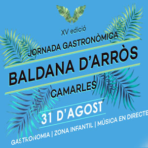 XV Jornada gastronòmica de la Baldana d'arròs - Camarles 2019
