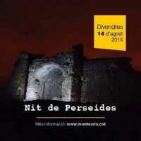 Nit de Perseides al Castell de Montsoriu