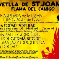 Revetlla Popular de Sant Joan 2015 - Flama del Canigó a Banyoles