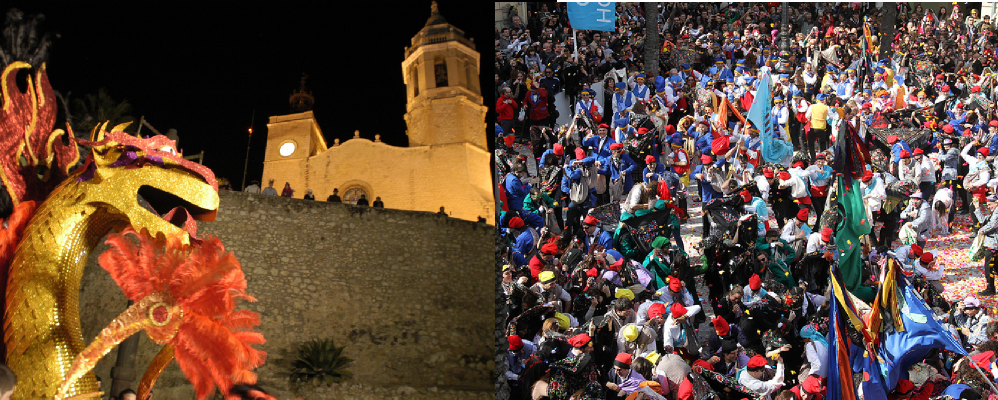 Cara a cara. Carnavals de Sitges i Vilanova i la Geltrú