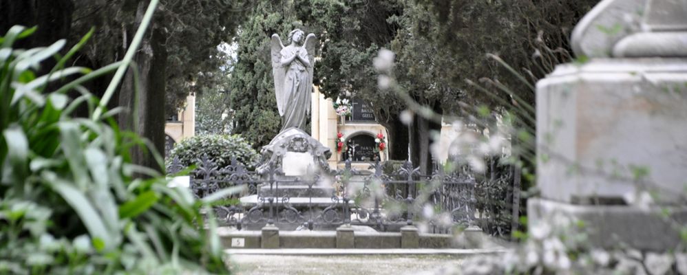 La tomba d'Eugeni d'Ors al cementiri de Vilafranca del Penedès