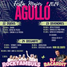 Festa Major d'Agulló, Àger, 2024