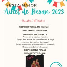 Festa Major d'Ainet de Besan, Alins, Pallars Sobirà, 2023