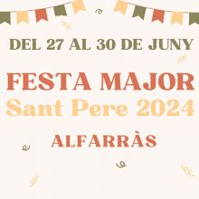 Festa Major de Sant Pere a Alfarràs, 2024