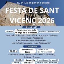 Festa de Sant Vicenç a Besalú, 2026