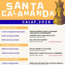 Festa Major d'hivern de Calaf - Santa Calamanda