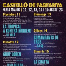 Festa Major de Castelló de Farfanya, 2023